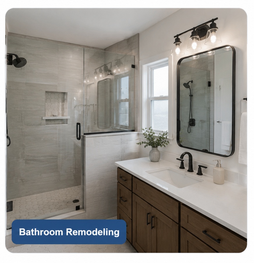 Bathroom remodeling services in Stark County